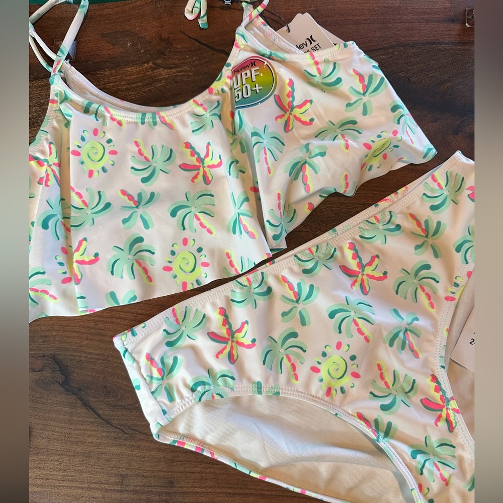 Hurley Tropical Print Bikini Set